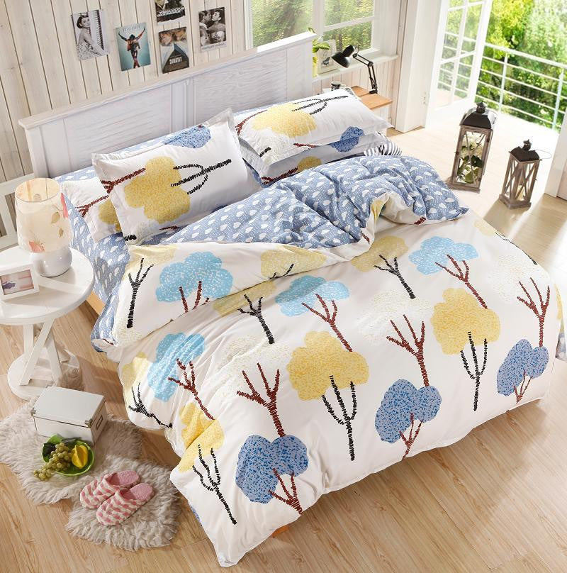 style fashion style queen/full/twin size bed linen set bedding set bedclothes duvet cover bed sheet pillowcases