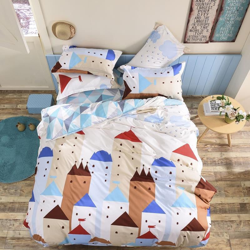 Bed linen set bedding set bedclothes duvet cover bed sheet pillowcases-Dollar Bargains Online Shopping Australia