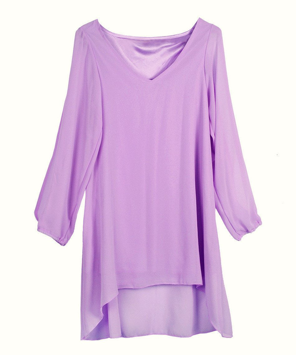 Beach Clothing Party Women Chiffon Dress Nine color S-XXXL Maxi Size