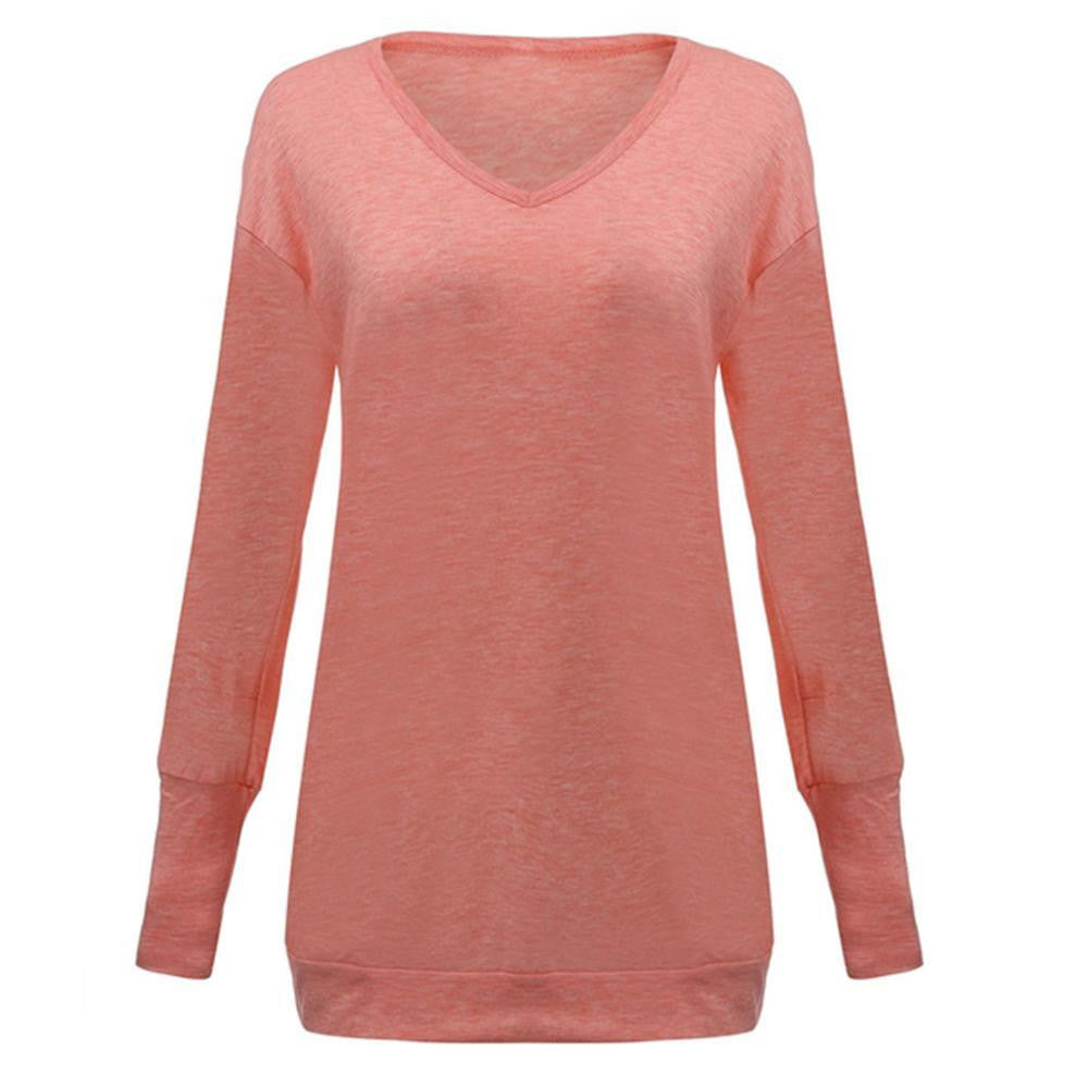 ZANZEA Plus Size Womens V neck Long Sleeve Casual Loose Short Mini Dress Female Casual Solid T shirt Dresses Vestidos