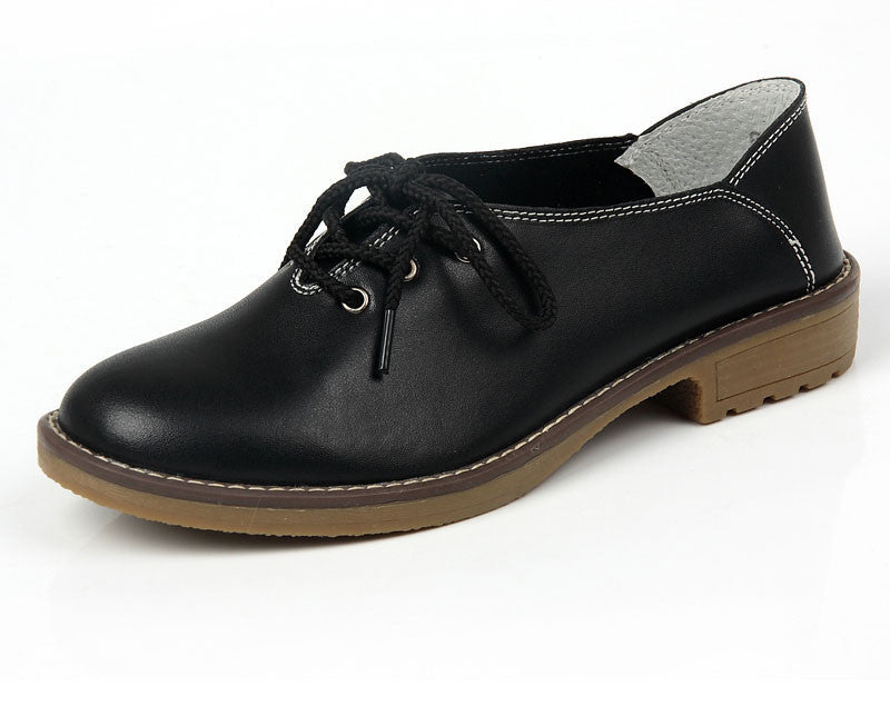 Online discount shop Australia - Genuine Leather Shoes Women Oxford Shoes For Women Shoes Fashion Flats Women Moccasins Big Size Ladies Shoes