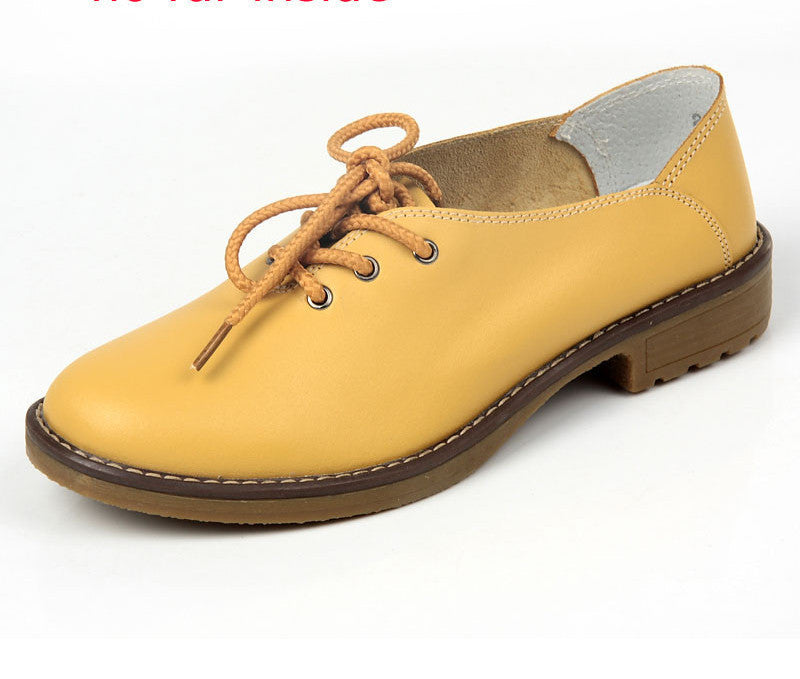 Online discount shop Australia - Genuine Leather Shoes Women Oxford Shoes For Women Shoes Fashion Flats Women Moccasins Big Size Ladies Shoes