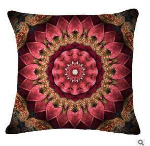 Style Flower Cushion Cover Pillow Case Linen Cotton Pillow Covers Plant sofa Car Seat Decorative Pillowcase