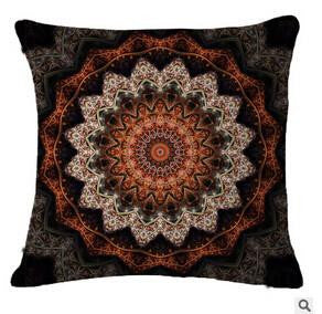 Style Flower Cushion Cover Pillow Case Linen Cotton Pillow Covers Plant sofa Car Seat Decorative Pillowcase