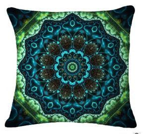 Style Flower Cushion Cover Pillow Case Linen Cotton Pillow Covers Plant sofa Car Seat Decorative Pillowcase