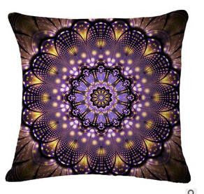 Style Flower Cushion Cover Pillow Case Linen Cotton Pillow Covers Plant sofa Car Seat Decorative Pillowcase