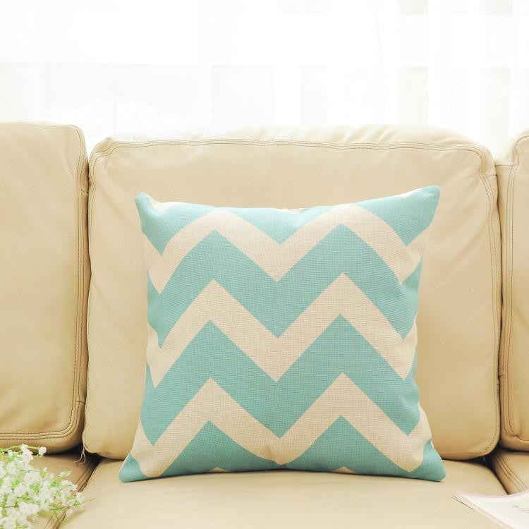 Top Finel Geometric Decorative throw Pillow case Linen Cotton Cushion Cover Creative decoration for Sofa Car covers 45X45cm