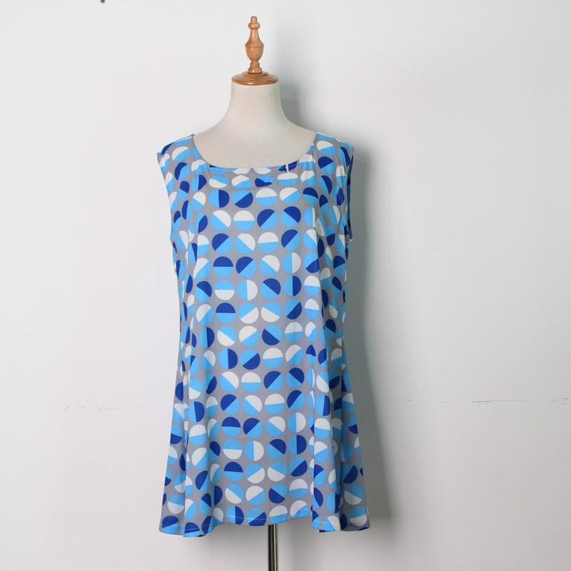 Summer Cartoon Print Dress Hippie Women Beach Dress Fashion Female Plus Size Women Clothing Mini Dress