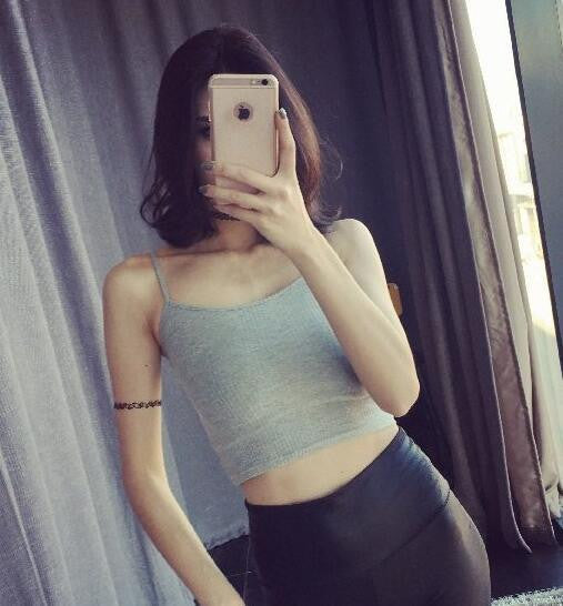 Women Bralette Bralet Bustier Crop Top Cami Tank Tops European style elasticity Sleeveless Vest