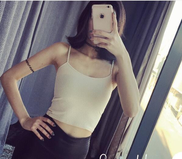 Women Bralette Bralet Bustier Crop Top Cami Tank Tops European style elasticity Sleeveless Vest