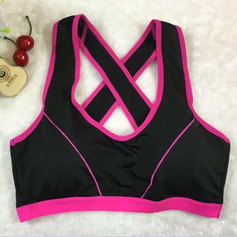 Slim Fitness keep fit Women Lady Bra Solid Wrap Chest Strap Vest Tops Bra bandage crop top