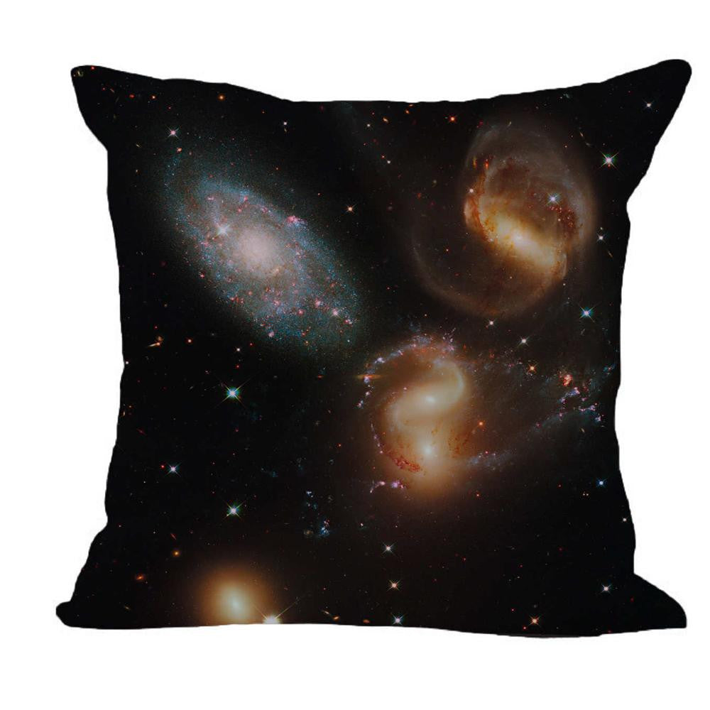 Pillow Case Galaxy Cushion Cover Planet Linen/Cotton sofa chair seat Car Sofa 45*45CM Cushion Home Decorative Throw Cover