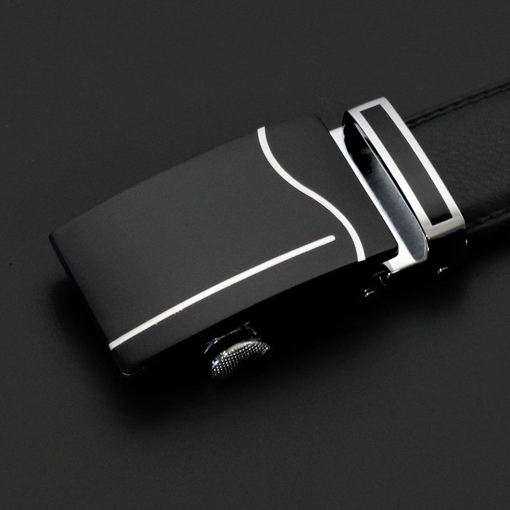 Online discount shop Australia - Belt men automatic buckle fashion leather belts for business men high quality luxury for man