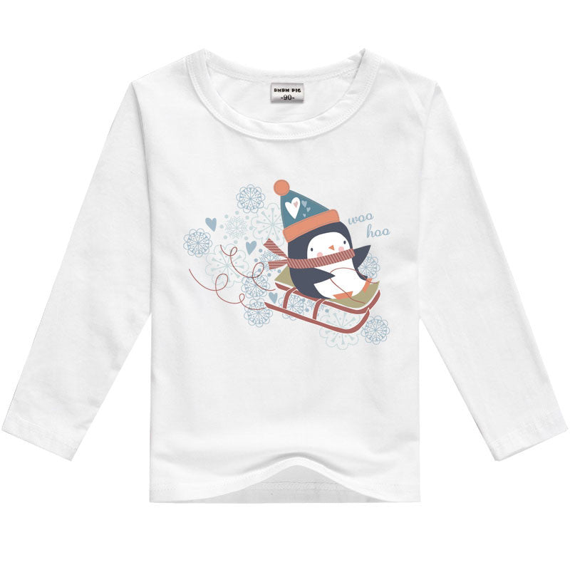 Christma Minions T-Shirt Children's Clothing Kids Baby Girl Boy Clothes Long Sleeve T-Shirts For Girls Tops Boys Clothes T Shirt-Dollar Bargains Online Shopping Australia