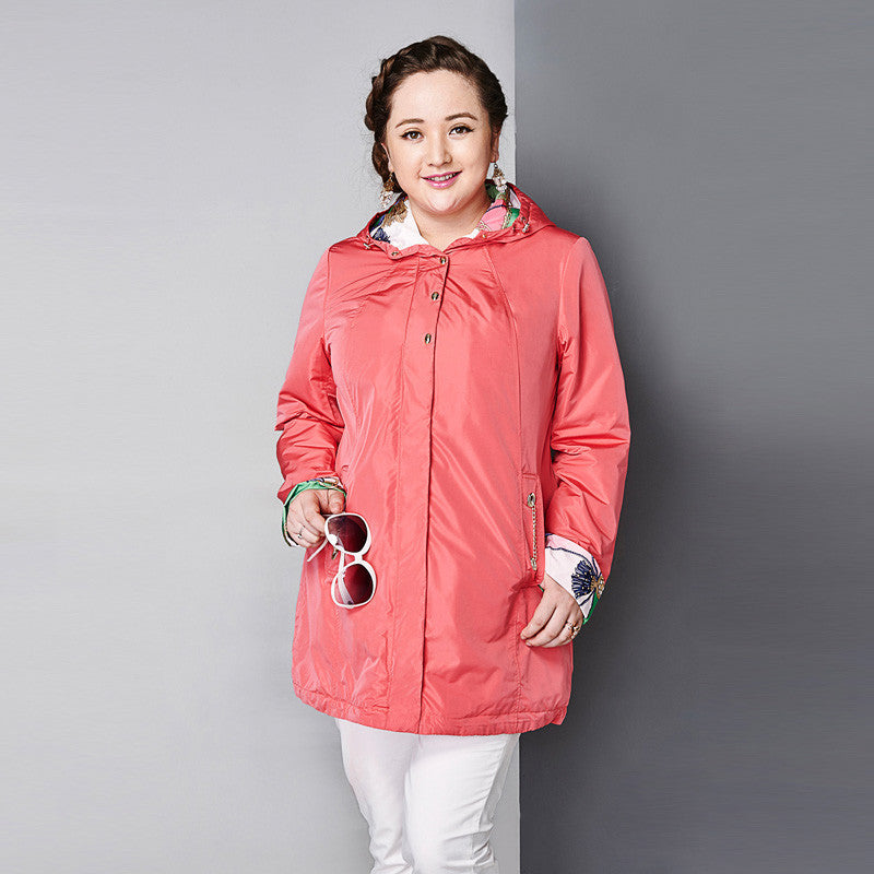 Online discount shop Australia - Astrid Women's Coat High Quality  Trench Coat Slim Hooded Chain Big Size Fashion AY-1670