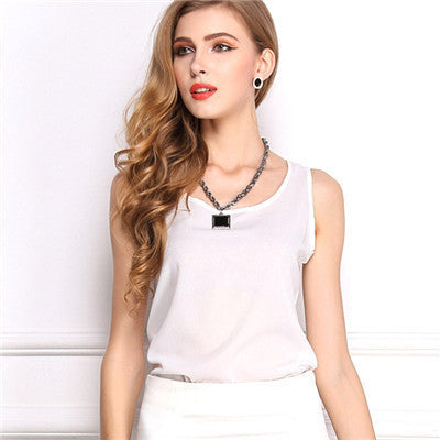 Online discount shop Australia - Blouses Plus Size Women Chiffon Blouse  Shirt Cute Candy Color Tropical Casual Tops Clothes