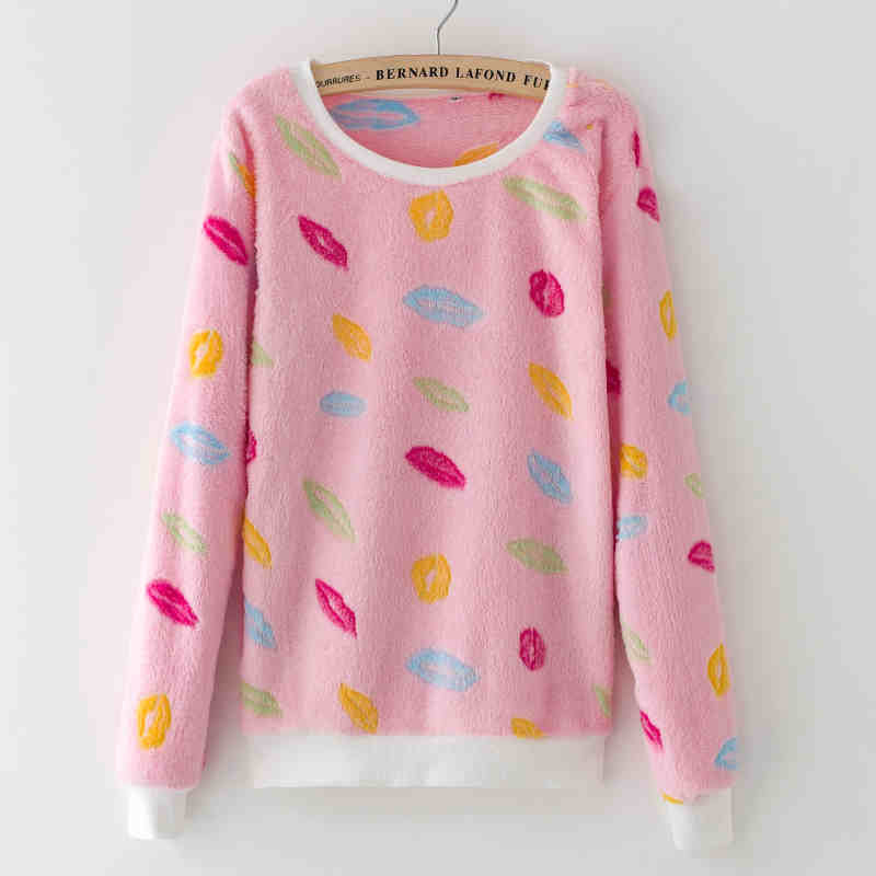 Cute Teddy Bear Harajuku Christmas Sweater Womens Sweaters Fashion Winter Lined Wool Sweater Cashmere Knitted Sweater Wol-Dollar Bargains Online Shopping Australia