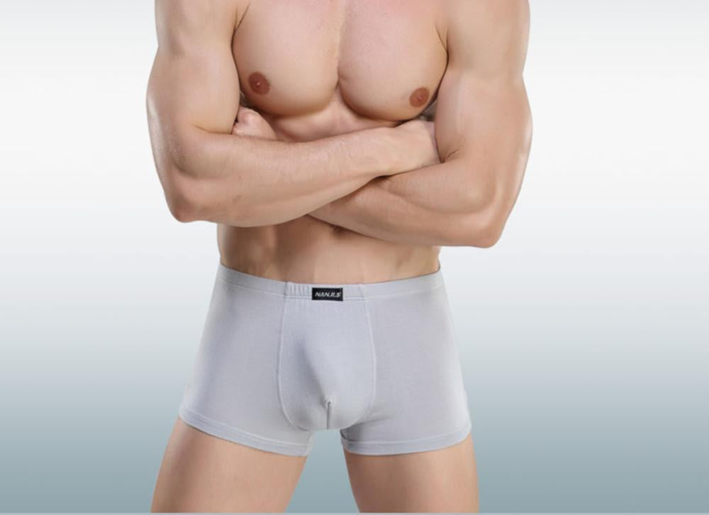 Soft breathable Bamboo fiber Men Underwear U convex corner men's modal Flower printed pants Boxers Shorts