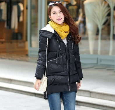 Online discount shop Australia - 1PC Jacket Women Hooded Cotton Padded Coat Plus Size Thickening For Women  BB0004
