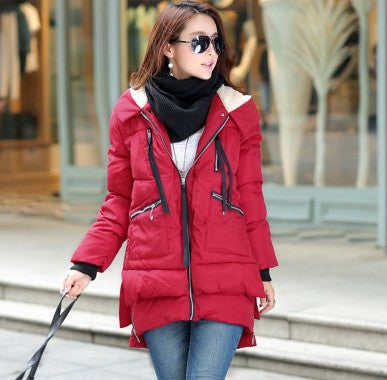 Online discount shop Australia - 1PC Jacket Women Hooded Cotton Padded Coat Plus Size Thickening For Women  BB0004