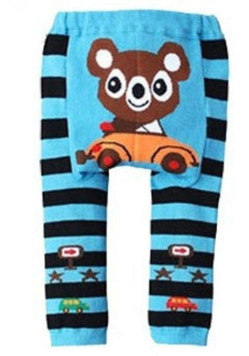Online discount shop Australia - Baby Pants cartoon print knitted busha pp pants elastic waist toddler Leggings Kids Clothes 3-24 M