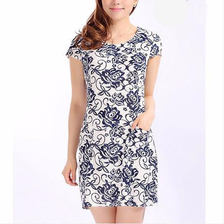 Summer dress style print women dresses vestidos printed plus size Women vestido feminino womens clothing loose casual dress