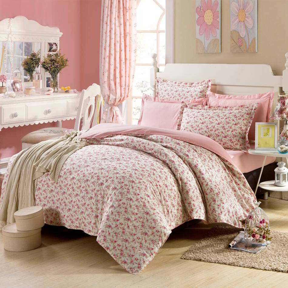 arrival 100% cotton blue stars 4pcs bedding set with duvet cover pillow case cotton fabric bed linen queen size-Dollar Bargains Online Shopping Australia