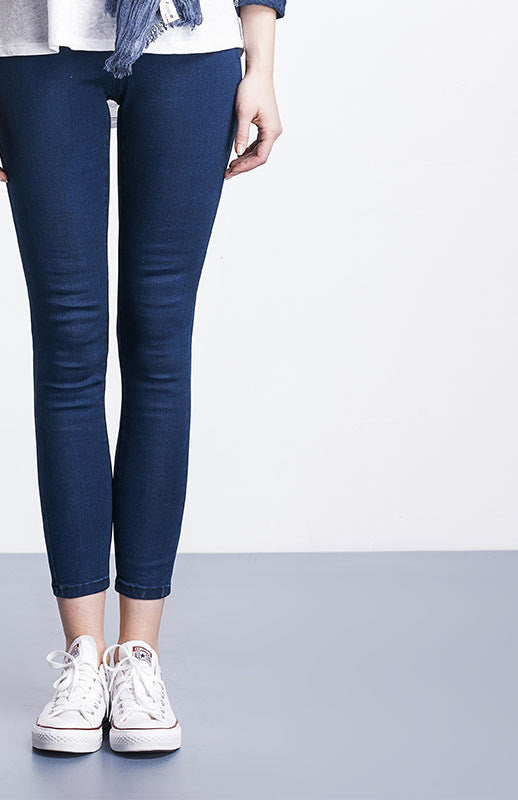 Online discount shop Australia - Casual Women Jeans Pant Slim Stretch Cotton Denim Trousers jeans for woman Blue 4xl 5xl 6xl