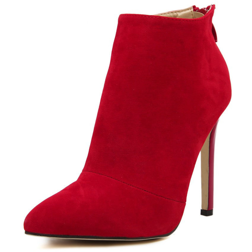 Europe star fashion women high heels boots shoes woman pointed toe wedding party dress short boots zipper-Dollar Bargains Online Shopping Australia