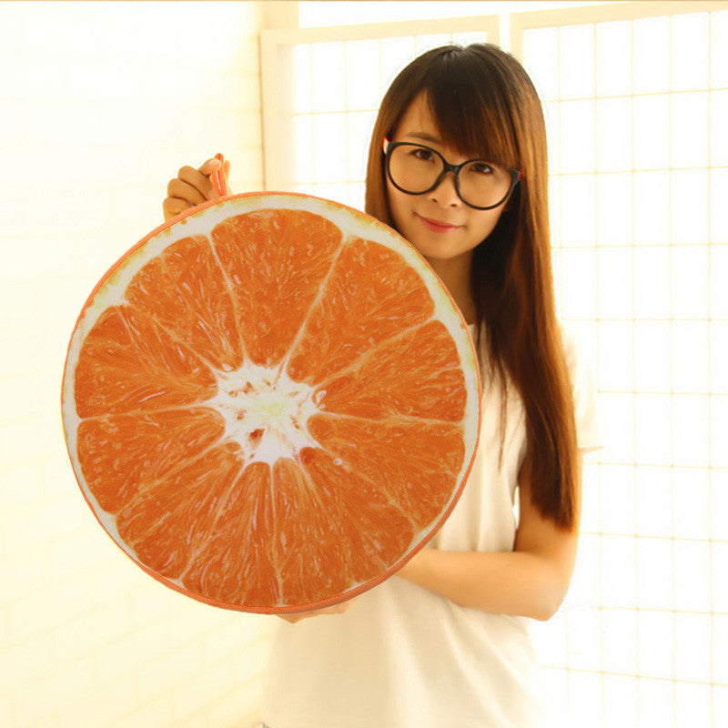 Creative 3D Summer Fruit PP Cotton Office Chair Back Cushion Sofa Throw Pillow-Dollar Bargains Online Shopping Australia
