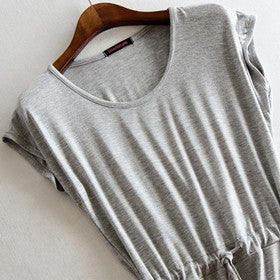 Summer dress Casual Stripe women summer dress tank sleeveless dresses casual solid color