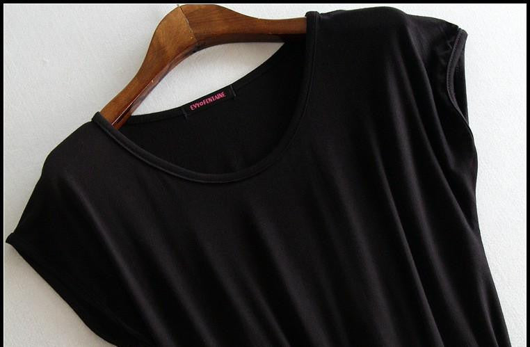 Summer dress Casual Stripe women summer dress tank sleeveless dresses casual solid color