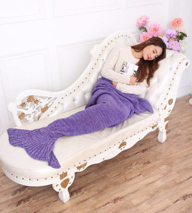 Online discount shop Australia - Creative Blanket Adult /child/baby Knit Cashmere TV Sofa Blanket