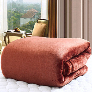 Online discount shop Australia - Flannel solid color Blanket air/sofa/bedding Throws soft Plaids flat Bedsheet 150*200cm 180*200cm 200*230cm 230*250cm