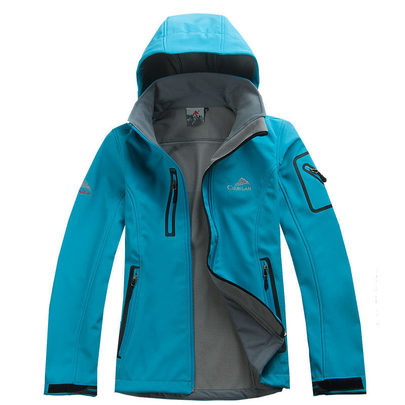 Online discount shop Australia - Fashion Female Outdoors Waterproof Softshell Jacket Women Windbreaker Warm Breathable Casaco Windstopper Coat Jaqueta