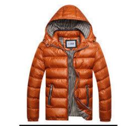 Online discount shop Australia - Men Fashion Casual Down Parka Hooded Man Coat Jacket Windproof High Quality Plus Size MWM516