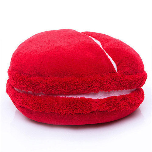 Online discount shop Australia - Creative Macaron Plush Foot Warmer Feet Warmer Slippers Sofa/Chair/Seat/Back Cushion Pillow for Office Decoration Home