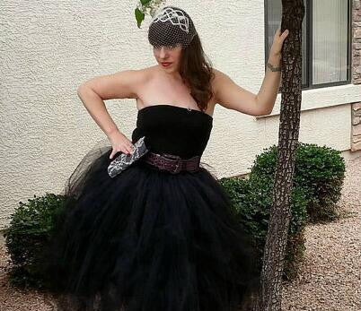 Online discount shop Australia - Hand Made Tulle Long Skirt Female Ball Gown Tutu Skirts Womens Petticoat Adjustable Waist