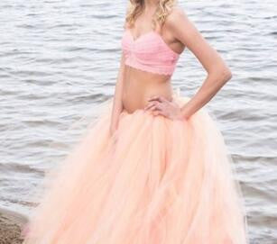 Online discount shop Australia - Hand Made Tulle Long Skirt Female Ball Gown Tutu Skirts Womens Petticoat Adjustable Waist