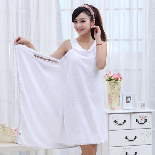 Online discount shop Australia - Bath Towels Fashion Lady Girls Wearable Fast Drying Magic Bath Towel Beach Spa Bathrobes Bath Skirt