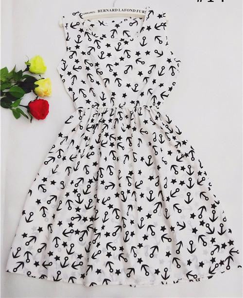 summer Black autumn slim Sleeveless Women casual Bohemian floral leopard sleeveless vest printed beach chiffon dress