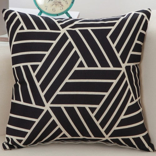 European Christmas Cushion Home Car Throw Pillows Cases Cotton and Linen Pillows Decorative Throw Pillowcase-Dollar Bargains Online Shopping Australia