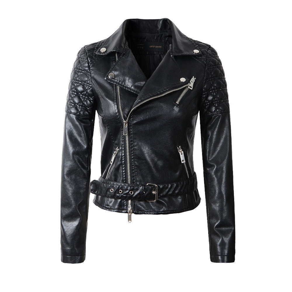 Online discount shop Australia - fashion pink sky blue women leather jacket bomber motorcycle Leather jackets women 3 color brand leather coat S-XL jaqueta couro