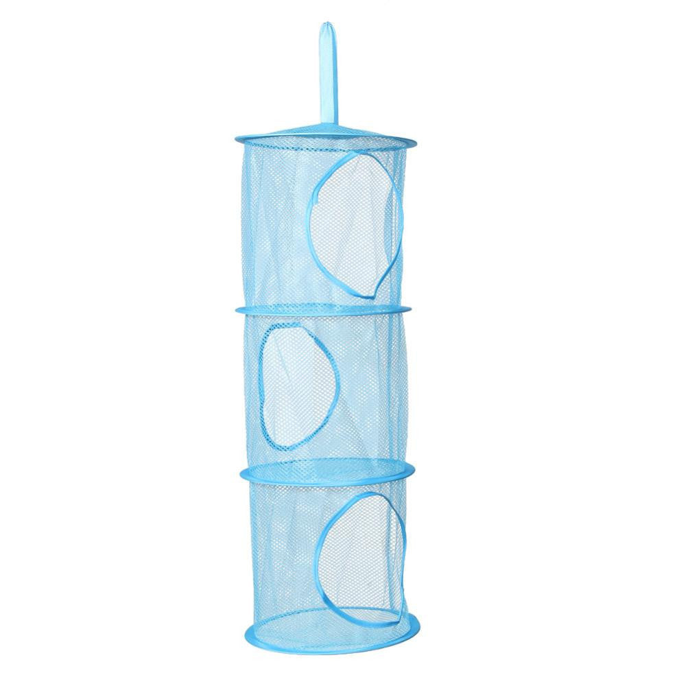 Online discount shop Australia - 3 Shelf Hanging Storage Net Kids Toy Organizer Bag Bedroom Wall Door Closet Organizers Basket for Toys