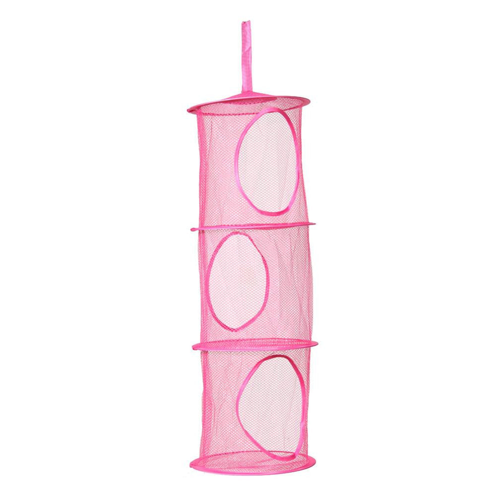 Online discount shop Australia - 3 Shelf Hanging Storage Net Kids Toy Organizer Bag Bedroom Wall Door Closet Organizers Basket for Toys