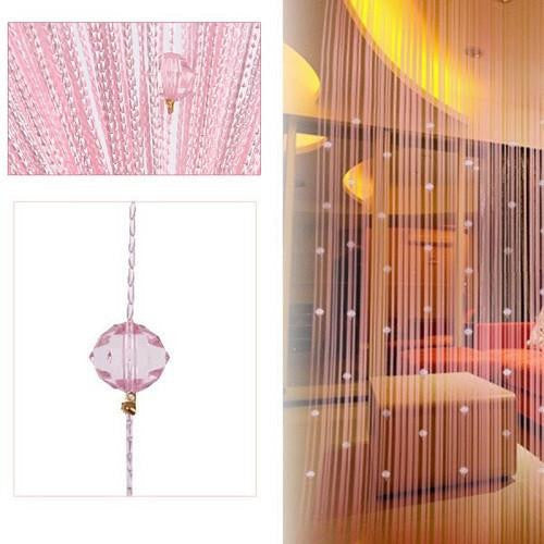 Tassel Curtain Crystal Beads Tassel Silk String Curtain Window Door Divider Sheer Curtains Valance Door Windows Panel Curtain