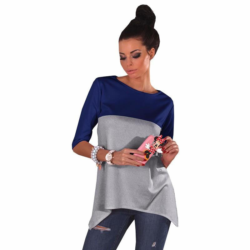 women autumn sexy sheath dot three quarter sleeve o-neck party wear knee-length women with sashes