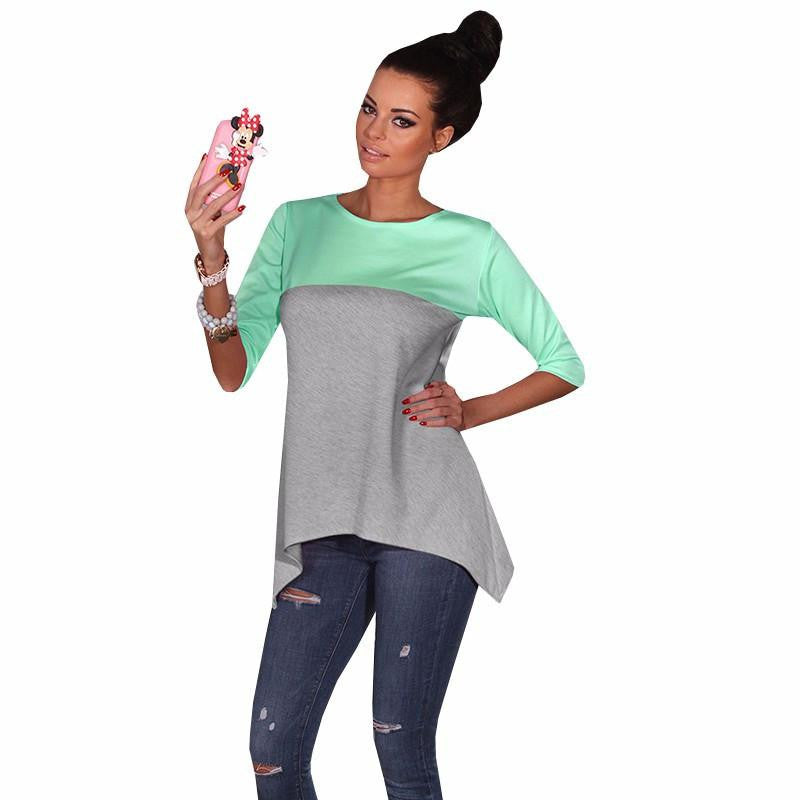 women autumn sexy sheath dot three quarter sleeve o-neck party wear knee-length women with sashes