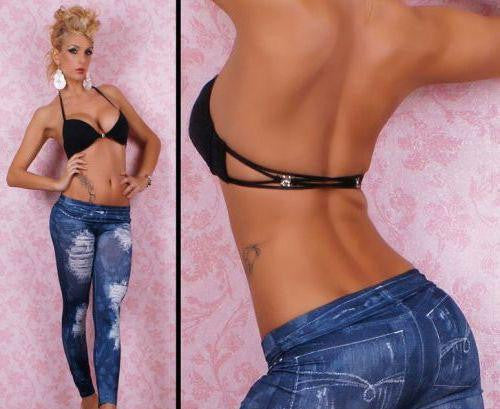 Women Imitate Denim jeggings women Denim jeans leggings Black and Blue color 20 style