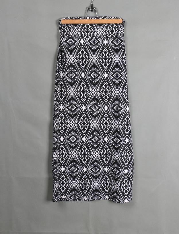 Stripe Maxi Skirts Women Geometric Skirts Faldas Mujer Brand Vintage Long Skirts Women